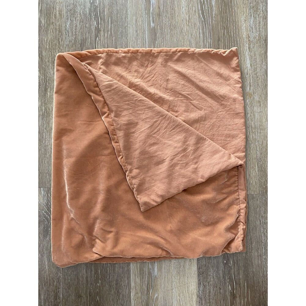 Threshold Velour Terracotta Bed Pillow Sham